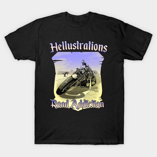 Road Addiction T-Shirt by Hellustrations